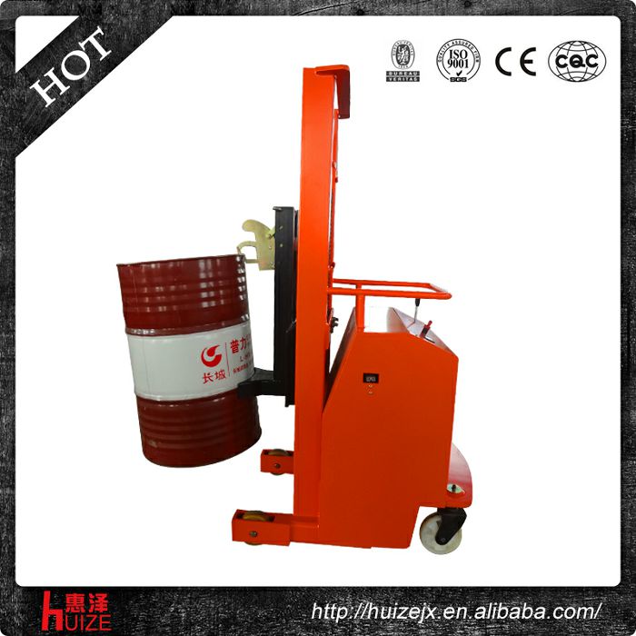 半電動(dòng)配重油桶車（無(wú)底腿，只堆垛，不翻轉(zhuǎn)）